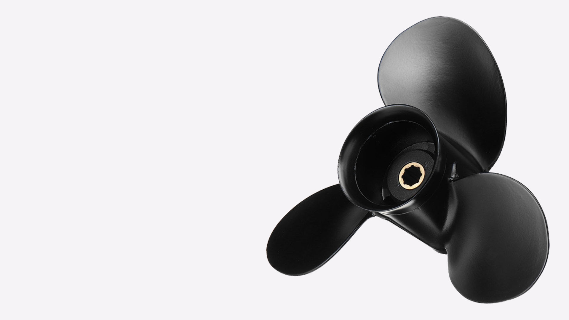 Винт гребной Mercury Black Max 9x9" для лодочных моторов 6-15 л.с. 