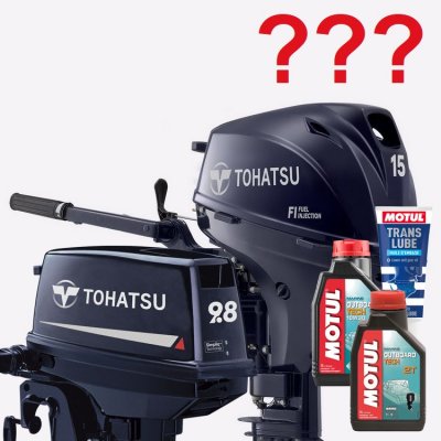 Есть ли масло в новом лодочном моторе Тохатсу?
