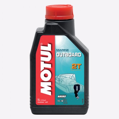 Масло для 2-х тактных лодочных моторов Motul Outboard 2T